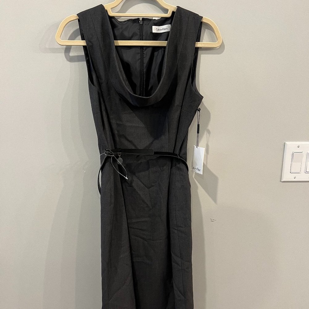 NWT Calvin Klein Cowl Neck Dress